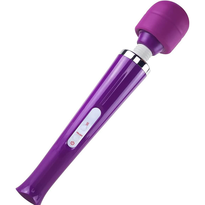 Масажер-вібратор JFRong Leise: бездротовий масажний стрижень з силікону для жінок, безшумний, для інтимного масажу (чорний, фіолетовий)