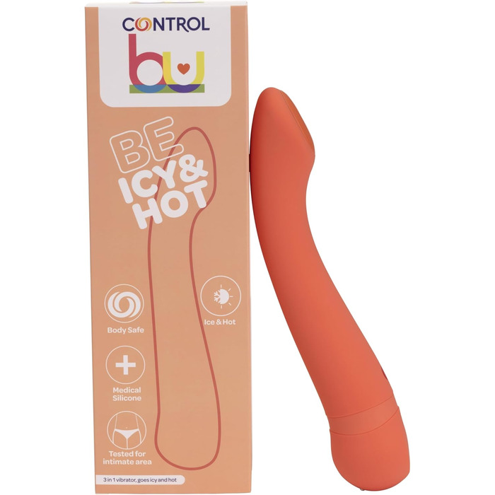 Вібратор Control Bu Rabbit з ефектом штовхання та гнучким вібраційним важелем - Be Playful (BU BE ICY&HOT)