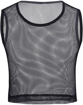 Чоловіча футболка з сітки, прозора, для клубу, червона (XL)