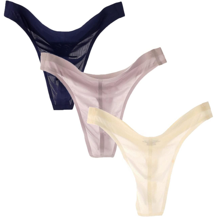 Чоловіча трусика-стрінги Aienjoy (3 шт. в упаковці): чорний, білий, темно-синій. Тонкий, сексуальний дизайн