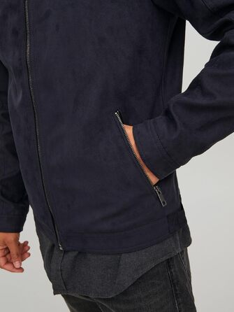 Чоловіча куртка Jack & Jones зі штучної замші, Jet Black, розмір L