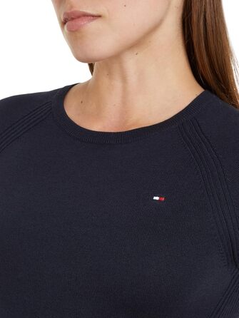 Сукня жіноча Tommy Hilfiger міді рукав короткий блакитна (Desert Sky) XS