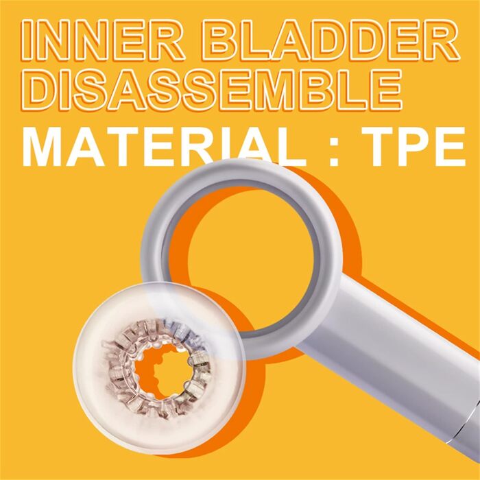 Електричний мастурбатор для чоловіків Sumeber: автоматичний стакан з телескопічною функцією, білий