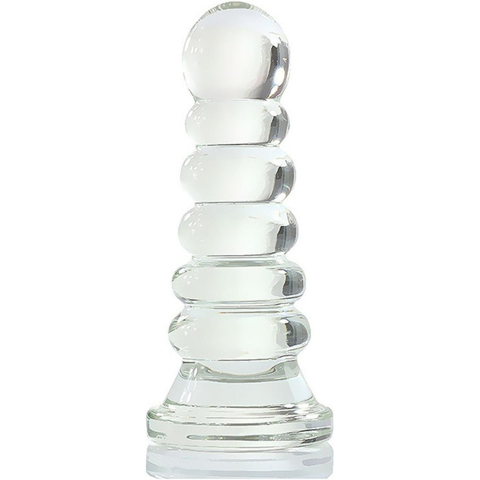 Анальні кульки зі скла OnundOn - великі, діаметр 8 см - іграшки для пар