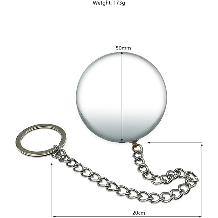 Скляні анальні кулі JXszxb - анальна куля, анальна іграшка, скляний дилататор, стимулятор G-точки, 50 мм