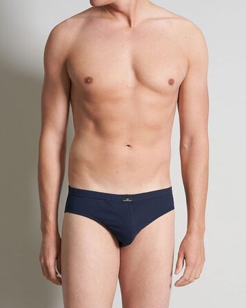 Труси чоловічі Götzburg без шва, бавовна, 10 шт. в упаковці, чорний та блакитний мікс (L)