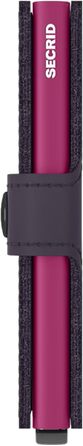 Слідовий гаманець-картхолдер Secrid Miniwallet Matte для жінок та чоловіків, Dark Purple-fuchsia (10.2 x 6.5 x 2.1 см)