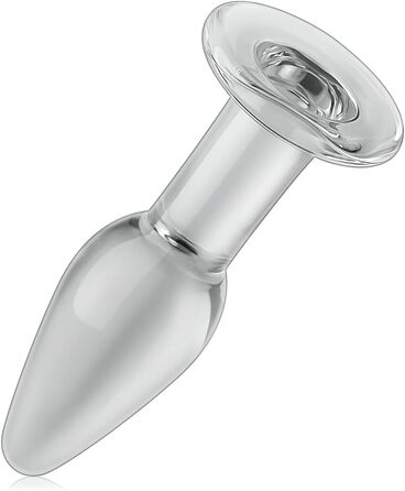 Анальні іграшки для дорослих: набір з 3 шт. (кришталь, конічної форми) для стимуляції G-точки, для жінок, чоловіків, пар