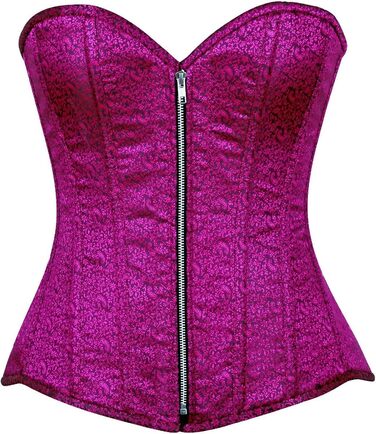 Корсет Daisy Corsets з двокольорового жабо з сталевими ребрами, Overbust, для жінок