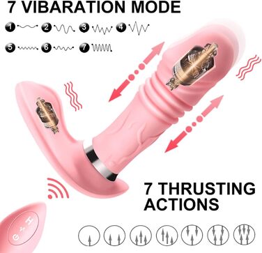 Вібратор-джі-поінт JFRong Butterfly з двома моторами, пультом ДУ та 3x7 режимами, для жінок та пар (фіолетовий)