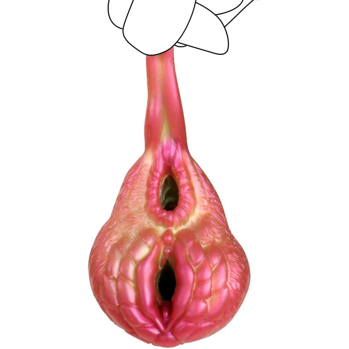 Масажер для чоловіків 2-в-1 з реалістичною силіконовою вагіною. Іграшка для дорослих, масаж пеніса, силікон.