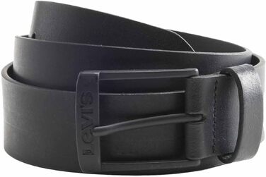Чоловічий шкіряний ремінь Levi's New Duncan, колір Caviar, розмір 105