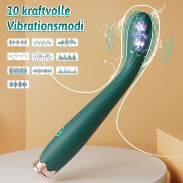 Вібратор жіночий секс-іграшка Dildo з точковим стимулятором G-точки, 10 режимів вібрації для жінок та пар