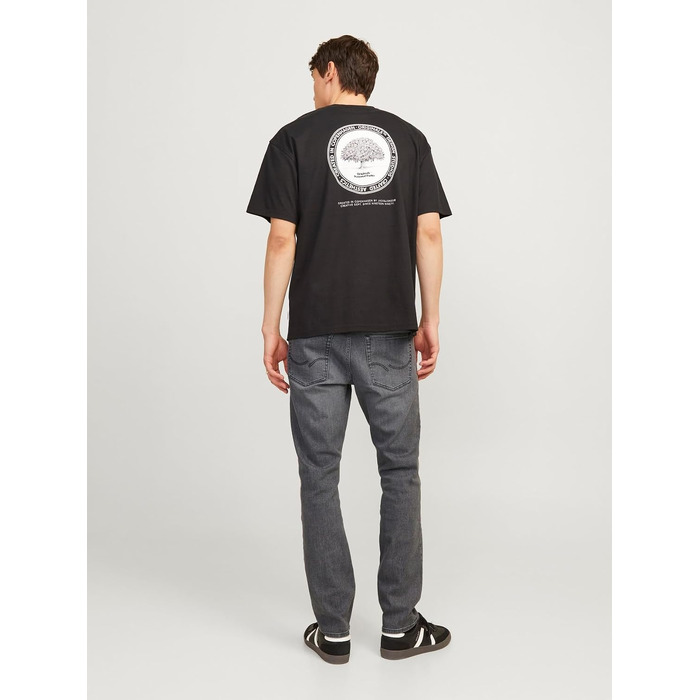 Чоловічі джинси Jack & Jones Slim Fit JJIGLENN сірого кольору (29W / 32L)