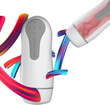 Автоматичний чоловічий мастурбатор Xuomt з тоном, 10 режимів вібрації та рівні всмоктування - іграшка для дорослих