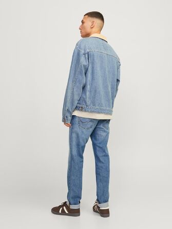 Чоловічі джинси Jack & Jones Regular Fit JJICLARK синього кольору, Denim