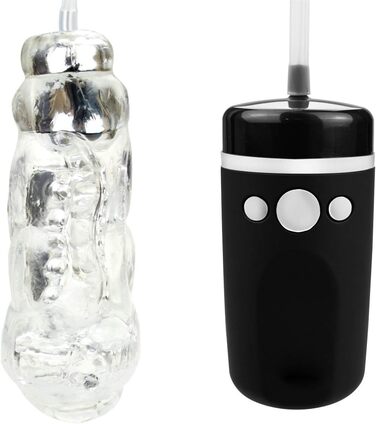 Електричний куповий мастурбатор з функцією всмоктування для чоловіків, з текстурою ніжок всередині, діаметр 30-80 мм, знімний силіконовий елемент