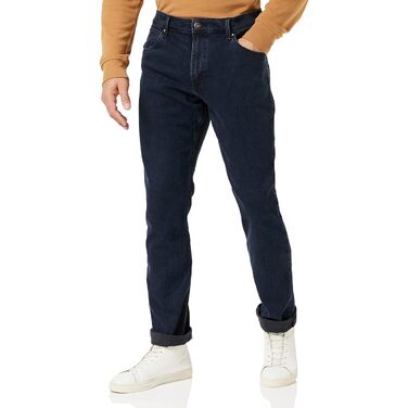 Чоловічі джинси Wrangler Regular Fit Regular - середня посадка, синьо-чорні, W34 L32