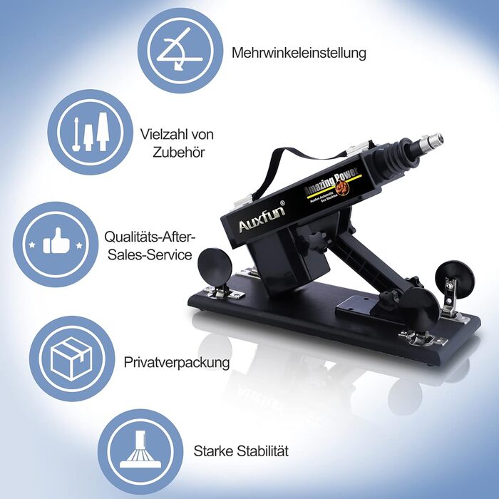 Секс-машина з дилдосами та мастубатором, Love Machine з 8 насадок-дилдосів, секс-іграшка для жінок та чоловіків