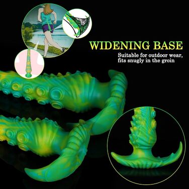 Анальний дилда MACQIU з щупальцями, екстремально велика, для чоловіків та жінок