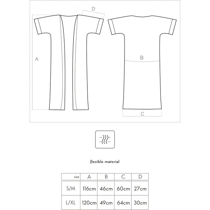 Сексуальний жіночий комплект Selente Love & Fun: халат, танга/ніжна сорочка та шовкова маска для очей (чорний, L-XL, Made in EU)