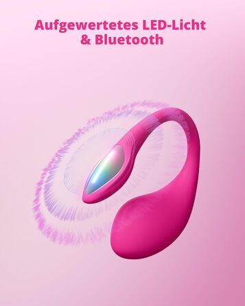 LOVENSE Lush 4.0 - вібратор G-Spot з LED-підсвіткою та пультом дистанційного керування - іграшка для дорослих для жінок та пар
