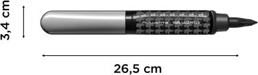 Випрямляч для волосся Rowenta Thermoglide SF5120 з керамічним покриттям, регулюванням температури та обертовим шнуром, чорно-сріблястий