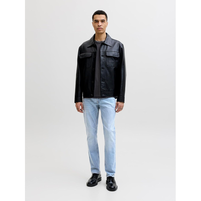 Чоловічі джинси Slim Fit Jack & Jones JJIGLENN JJORIGINAL SQ 330 NOOS, синій денім, 32W/32L