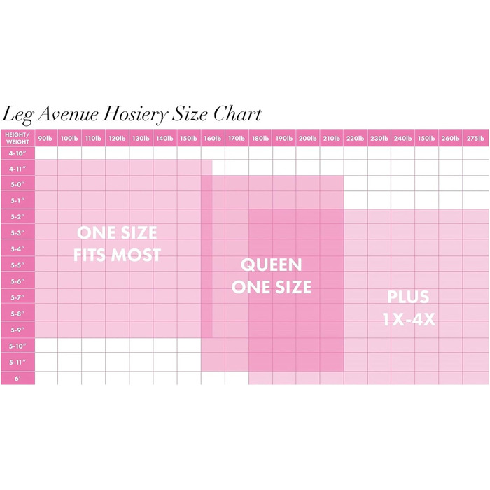 Чорні мереживні панчохи Leg Avenue розмір U (великі розміри)