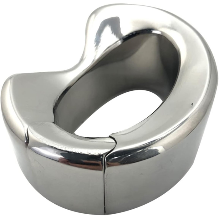 Кільце для статевого члена, нержавіюча сталь, для чоловіків, велике, срібне