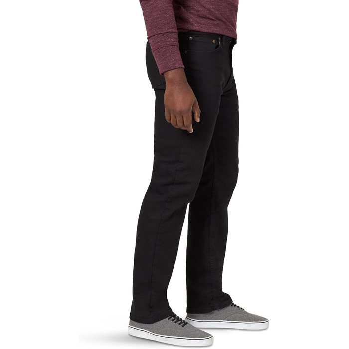 Чоловічі джинси Wrangler Authentics класичного крою, стрейч, 5 кишень, чорні, розмір 38W / 32L