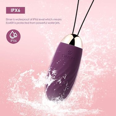 Вібратор Deluxe Vibro Ei з дистанційним керуванням: тихий, потужний, 26 режимів вібрації, стимулятор G-точки та клітора, анальний вібратор-дилда, іграшки для пар