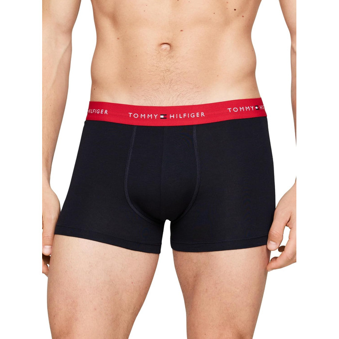 Годинник Tommy Hilfiger Um0um02763 для чоловіків, білий корпус, ремінець Primary Red/White/Desert Sky