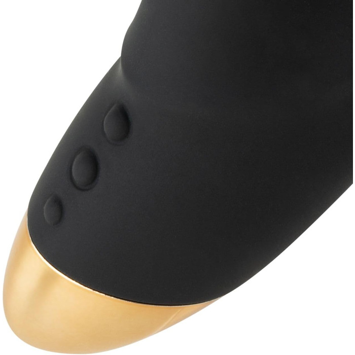 Вібратор Amorelie Virgo Premium для клітора та G-точки, чорний, 2x7 режимів, подвійний мотор