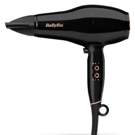 Професійний фен для волосся BaByliss Pro Power 2300W з іонізацією, AC-двигуном та антифриз-ефектом, чорний, D5245E EU