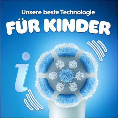 Електрична зубна щітка для дітей Oral-B iO Series 2 Stitch Blue, 3 режими чищення, рожева, з дорожнім футляром та 1 насадкою