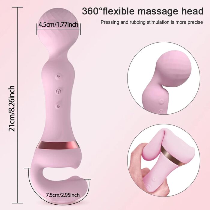 Вібратор для жінок ChicLSQ 2025 з 20 режимами вібрації (10+10), потужний та тихий, для особистого задоволення та парних ігор