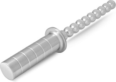 Анальний плагін з нержавіючої сталі з 12 кулями - унісекс, для дорослих