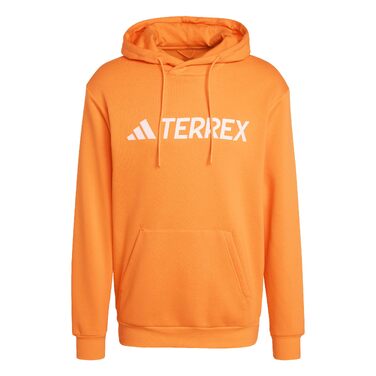 Чоловічий худі Adidas Terrex Multi Large Logo (розмір M, колір Pure Tangerine) — спортивна кофта з капюшоном