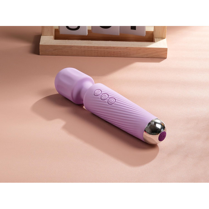 Вібратор дилда для жінок, G-spot, 8 режимів, стимуляція клітора, набір вібраторів (Рожевий, Світло-фіолетовий)