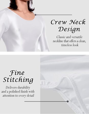 Спортивний комбінезон для чоловіків AIEOE з еластичним блиском, прозорий, облягаючий, для танців та спорту, тіло, розмір XL, білий