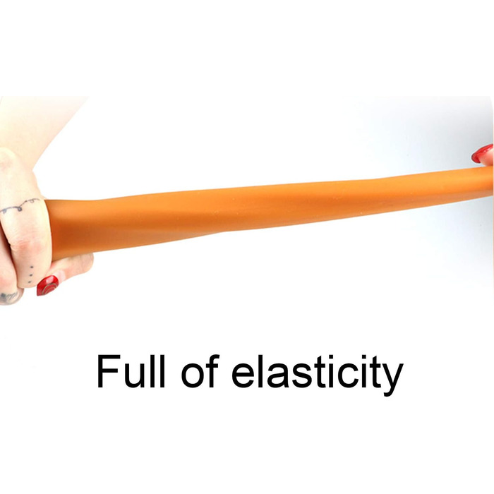 Анальний плаг Roluck для чоловіків, 54 см, з м'якого силікону, з присоском для масажу простати та анального оргазму, розширювач (M(45 см))