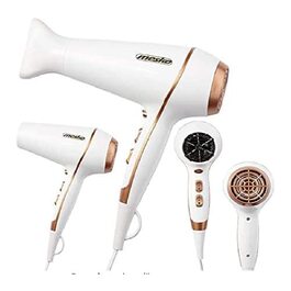 Фен для волосся Mesko 2100 Вт, білий (Cloudy White) — 2 швидкості, 3 температурні режими, поворотна насадка-концентратор