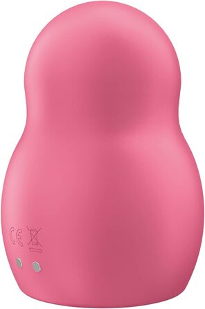 Вібратор Satisfyer Pro To Go 1 | Подвійний мотор | Компактний та перезаряджуваний | Водостійкий (IPX7) | Вібратор-імпульсна хвиля червоного кольору | Інтимна іграшка для жінок, універсальний розмір