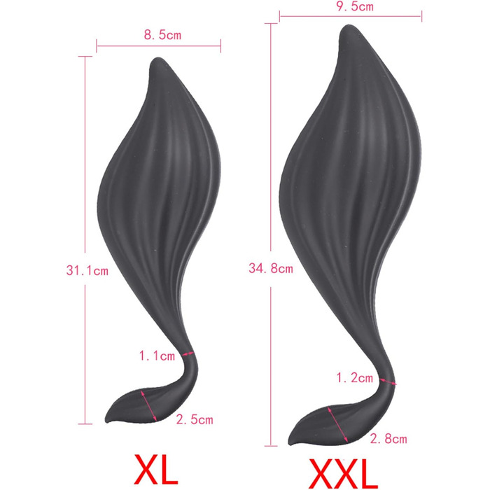 Анальний масажер Axcroo Riesige - великий силіконовий дилда для простати, золото XXL, для чоловіків та жінок