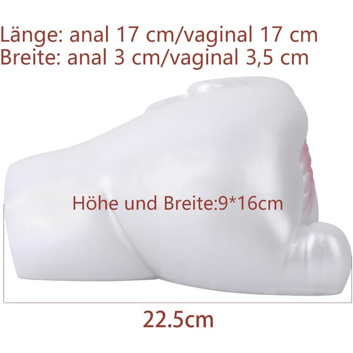 Реалістичний мастурбатор для чоловіків з подвійним каналом, 3D вагіна, клітор, анус. Іграшка для сексуального задоволення, еротичний мастурбатор Alien Fantasy.