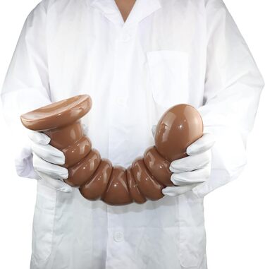 Анальний масажер Yasexx Giant з чашами на присосках для чоловіків та жінок (L)