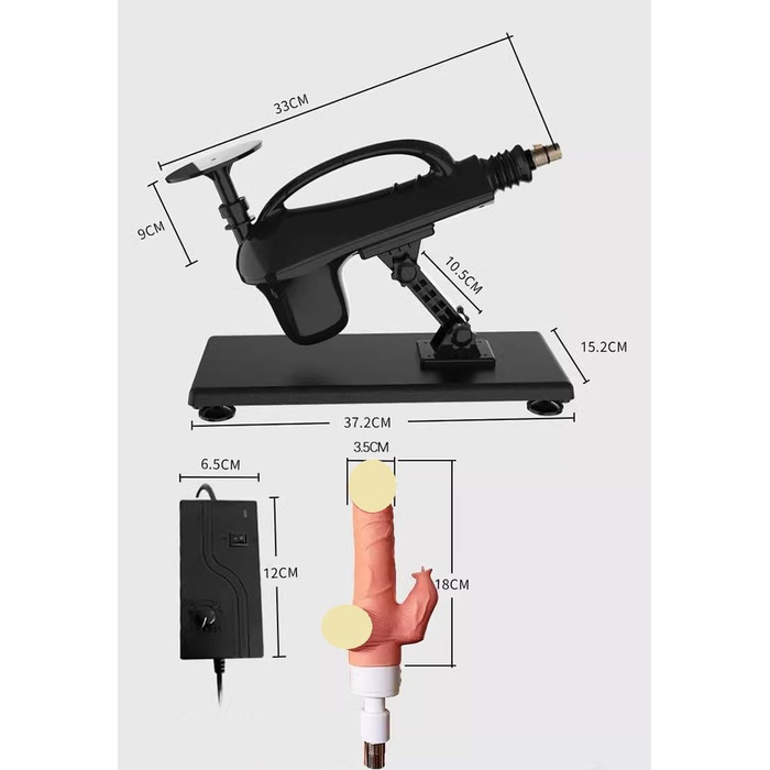 Вібратор для дорослих з реалістичним дildo, 12 режимів, нагрівання, стимуляція G-точки