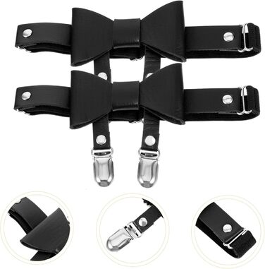 Жіночі наголовники DEARMAMY на ногу (5 шт.) - чорний