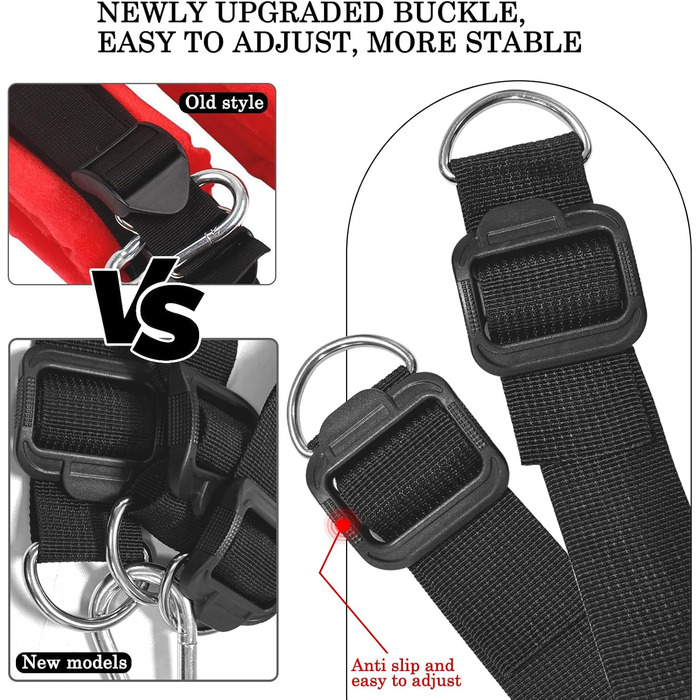 Любовне крісло-гойдалка BDSM Deluxe для дорослих, червоне: комплект з кріпленням до стелі, 4 широкі подушки, 3 пенісні кільця, батог, витримує до 150 кг